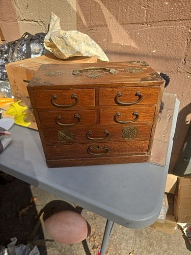 Vintage antique japanese tansu - vintage,